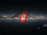Emplacement des étoiles dans la Voie lactée attribuées à Héraclès. // Source : Danny Horta-Darrington (Liverpool John Moores University), ESA/Gaia, and the SDSS