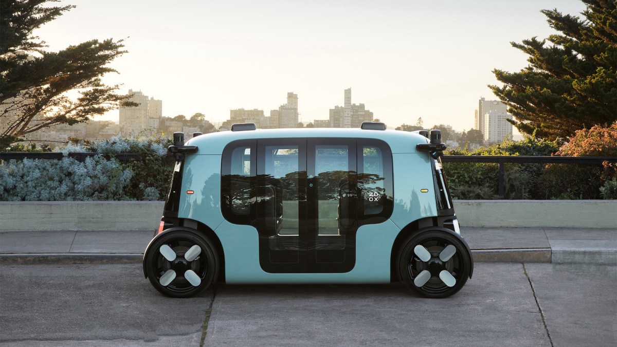 Le robotaxi Zoox // Source : Zoox