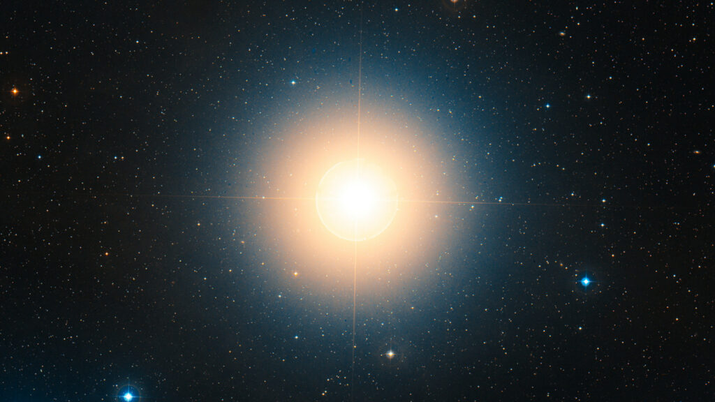Aldébaran. // Source : Wikimedia/CC/NASA, ESA, and STScI (photo recadrée)