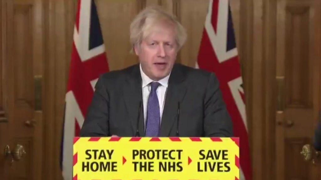 Boris Johnson. // Source : BBC