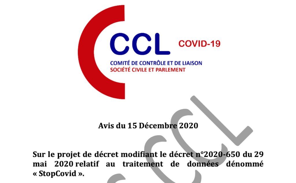 L'avis du CCL // Source : PDF