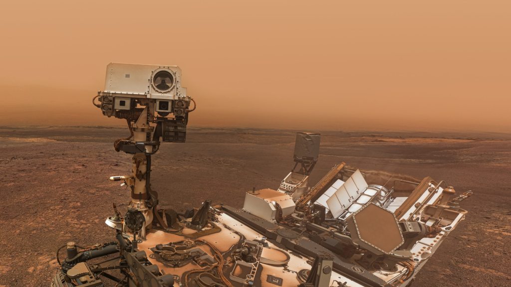 Curiosity le 16 janvier 2019. // Source : Flickr/CC/Kevin Gill (photo recadrée)