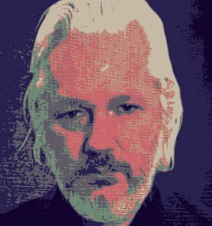 Julian Assange // Source : Anarchimedia