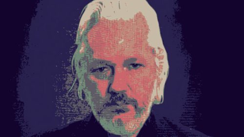 Julian Assange // Source : Anarchimedia