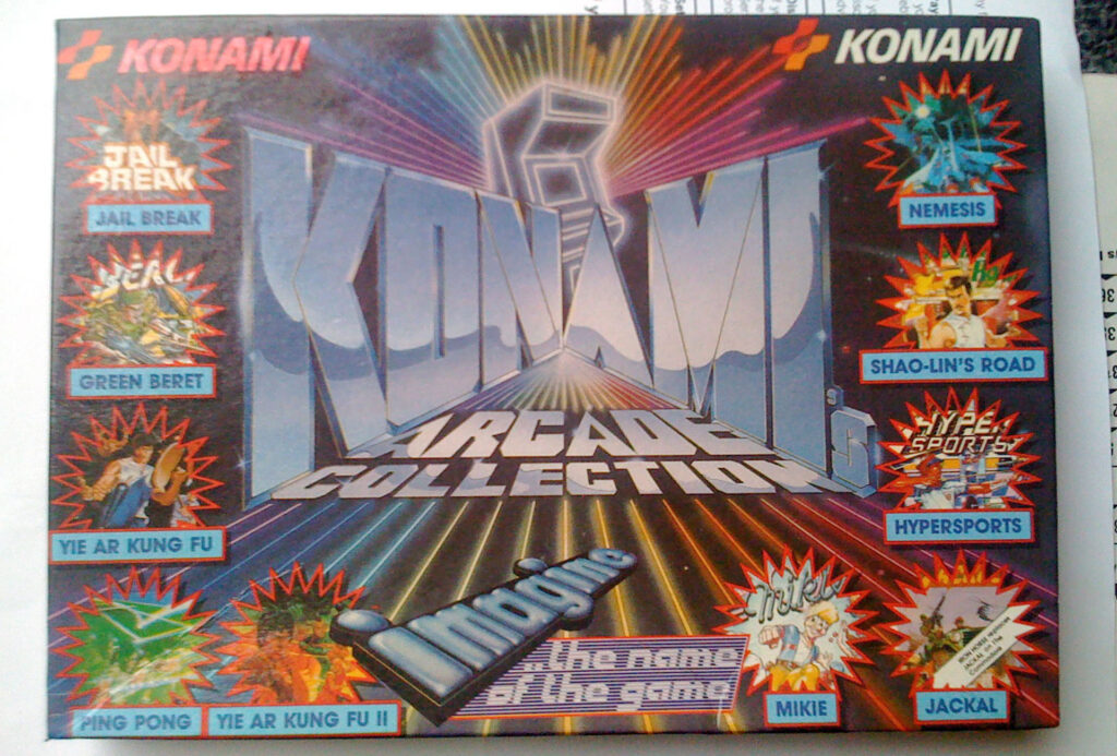 Konami jacquette boîtier