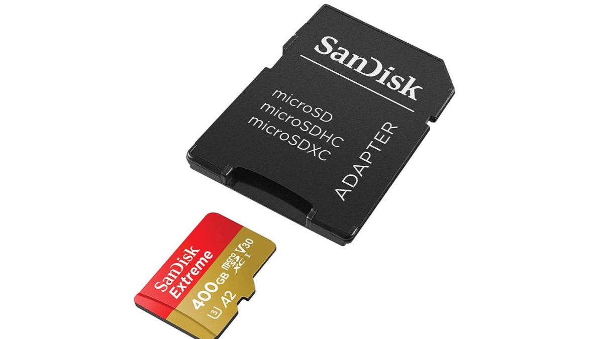 microSD Sandisk extreme 400 Go avec adaptateur