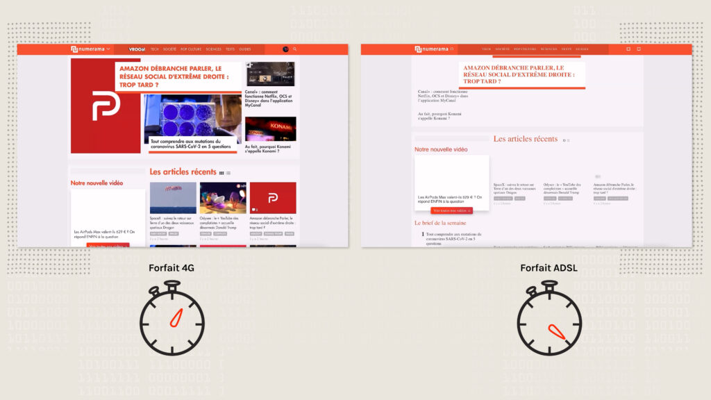 Travailler avec un mauvais ADSL, une perte de temps permanente. // Source : Nino Barbey pour Numerama Travailler avec un mauvais ADSL, une perte de temps permanente. // Source : Nino Barbey pour Numerama