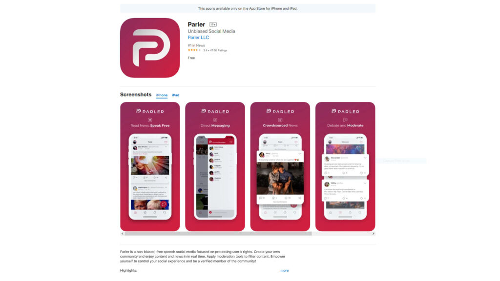 Parler App Store