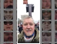 Un site inquiétant compile des visages à partir de vidéos extraites sur Parler. // Source : Faces of the Riot