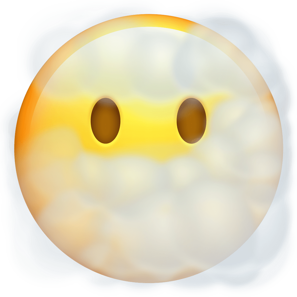 L'emoji Haze // Source : Apple