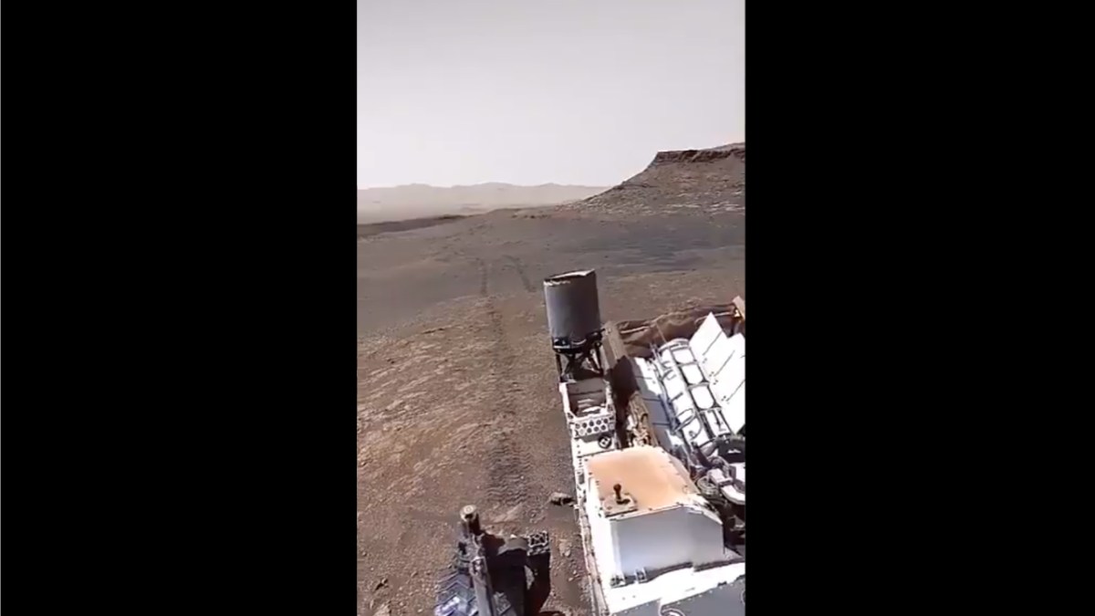 Une vidéo prise sur Mars par Curiosity, et non Perseverance // Source : Twitter/IrfanKh65232660