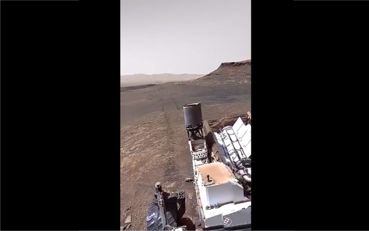 Une vidéo prise sur Mars par Curiosity, et non Perseverance // Source : Twitter/IrfanKh65232660