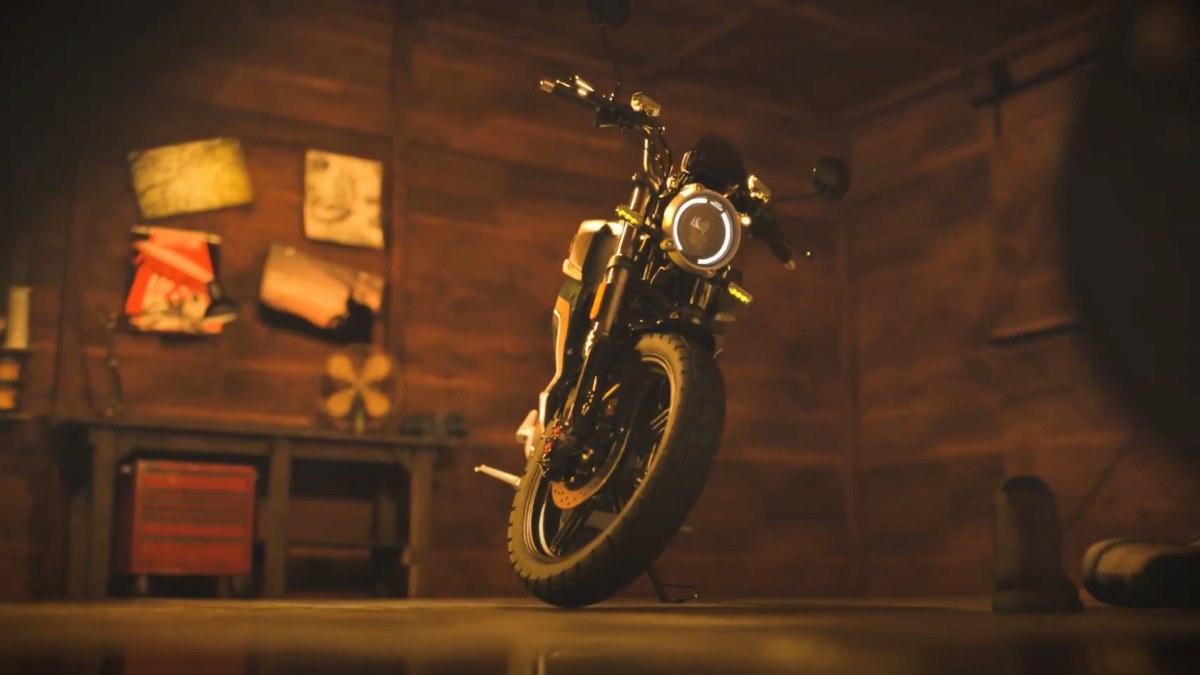 La moto Super Soco TC 'Wanderer' // Source : Capture YouTube
