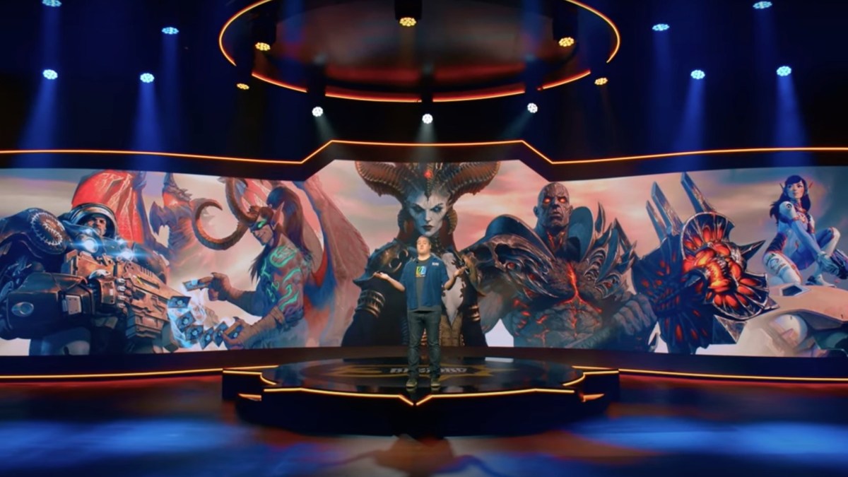 J. Allen Brack, président de Blizzard, pendant la BlizzConline // Source : Capture d'écran YouTube