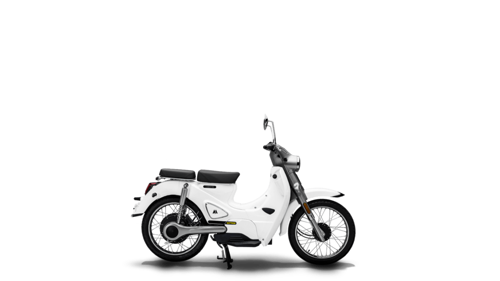 Scooter électrique Cubertino // Source : Motron Motorcycles Scooter électrique Cubertino // Source : Motron Motorcycles