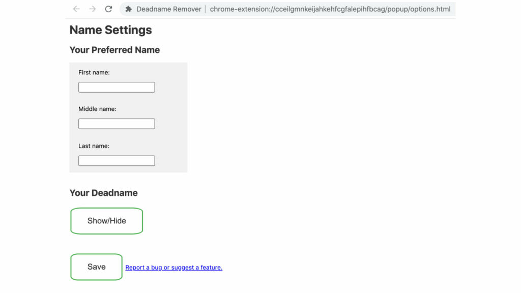 Cette extension efface le deadname qu’en pensent les personnes trans