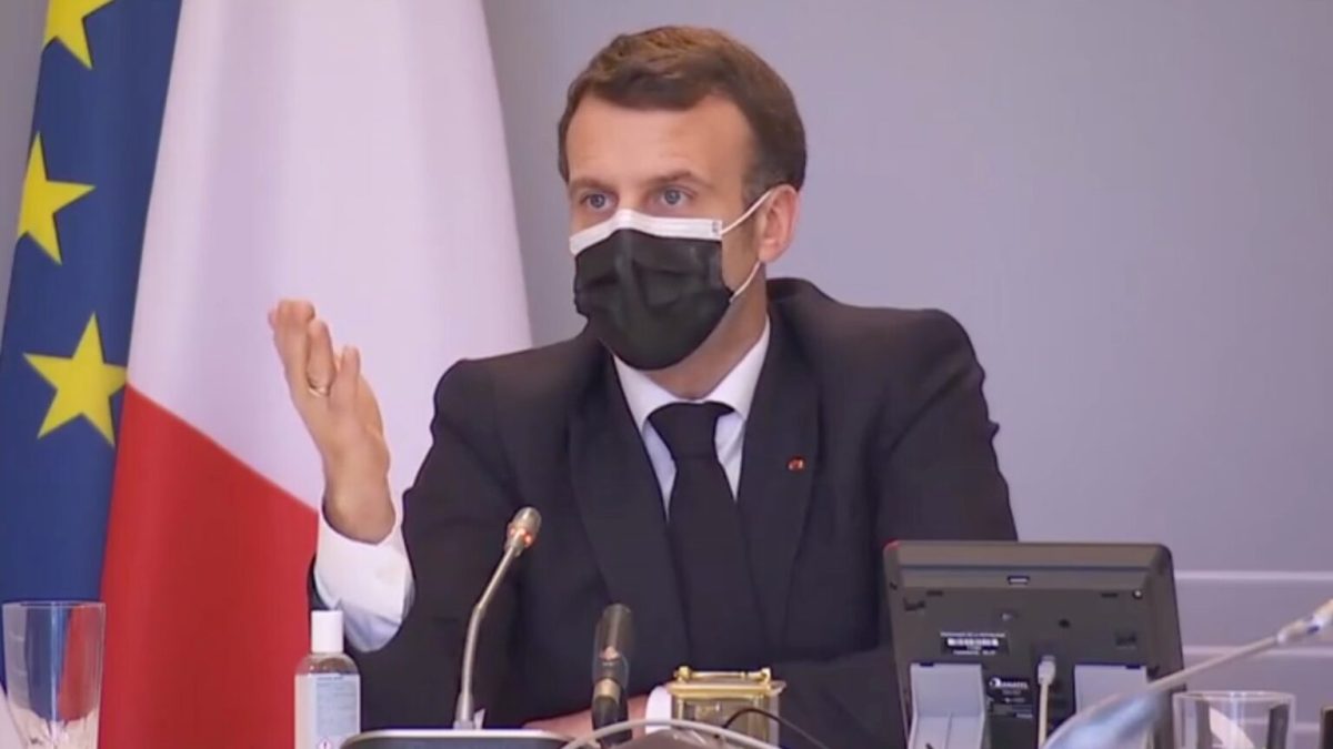 Président Emmanuel Macron. // Source : Twitter @Elysee