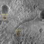 La localisation des différentes parties de la capsule. // Source : NASA/JPL/UArizona (photo recadrée)