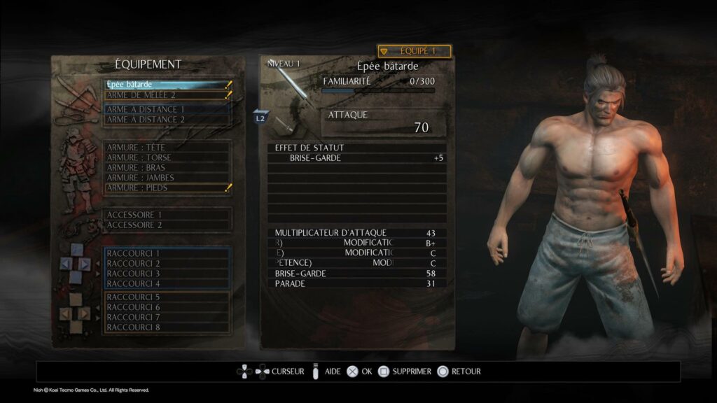 Nioh Remastered - The Complete Edition // Source : Maxime Claudel pour Numerama Nioh Remastered - The Complete Edition // Source : Maxime Claudel pour Numerama