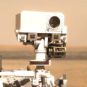 Représentation du rover Perseverance sur Mars. // Source : CNES/VR2Planet, 2021 (photo recadrée)