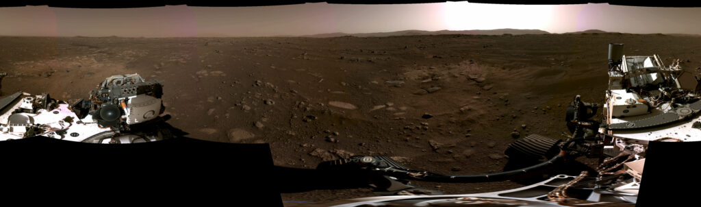 Panorama obtenu par Perseverance sur Mars. // Source : Nasa
