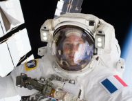 Thomas Pesquet en sortie extravéhiculaire. // Source : NASA Johnson