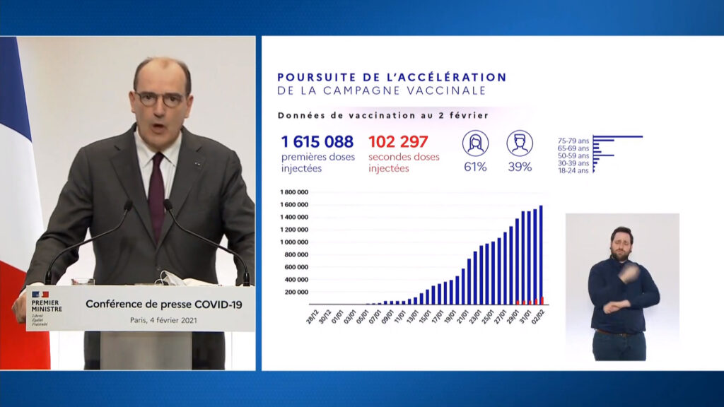 Campagne de vaccination en France. // Source : Capture d'écran YouTube Gouvernement