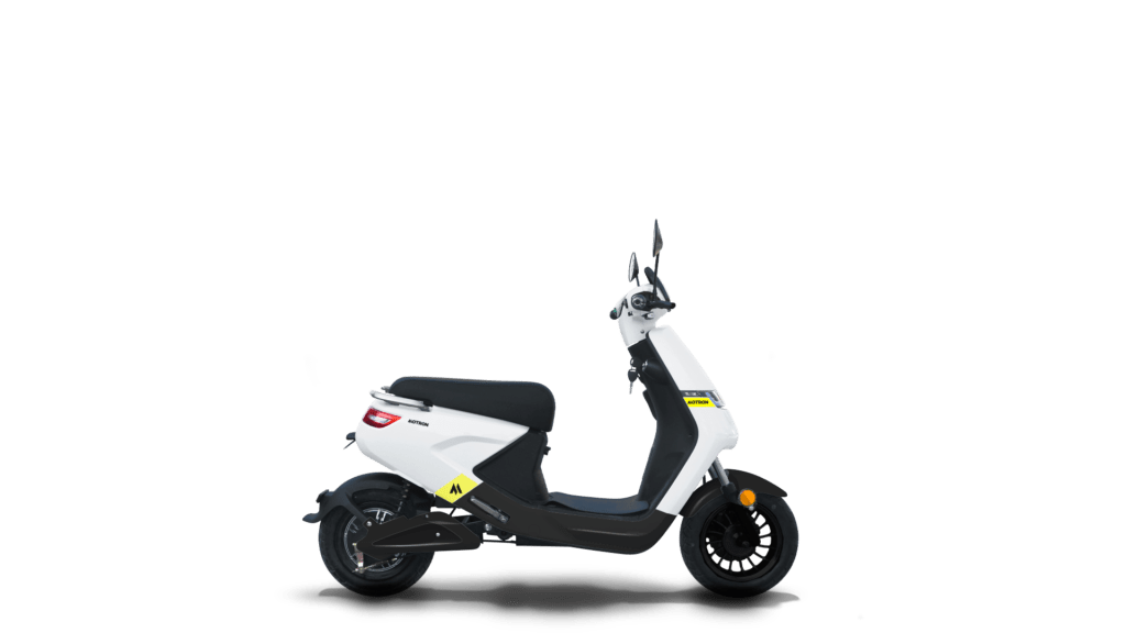 Scooter électrique Voltz // Source : Motron Motorcycles Scooter électrique Voltz // Source : Motron Motorcycles