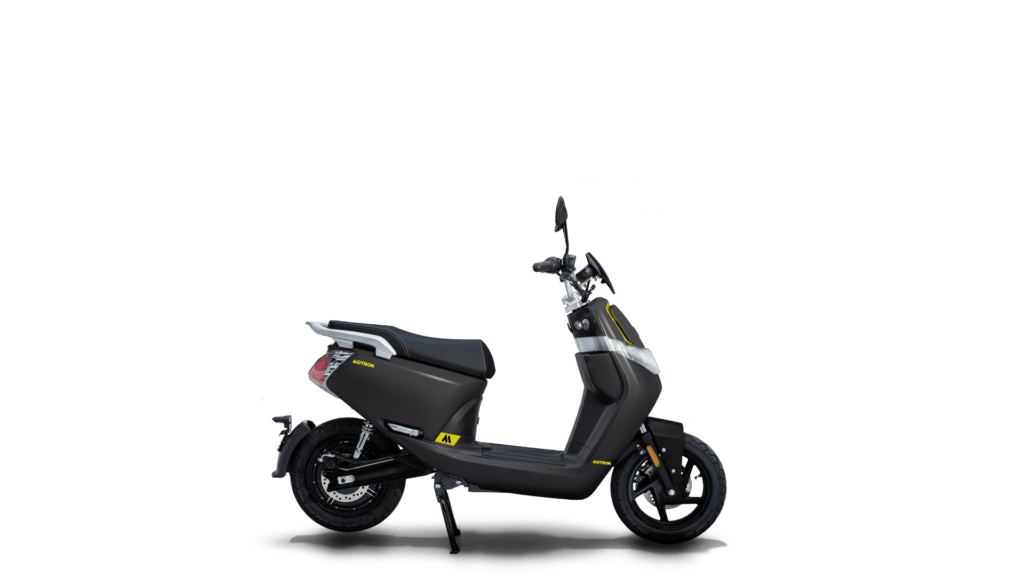 Scooter électrique Whizz // Source : Motron Motorcycles Scooter électrique Whizz // Source : Motron Motorcycles
