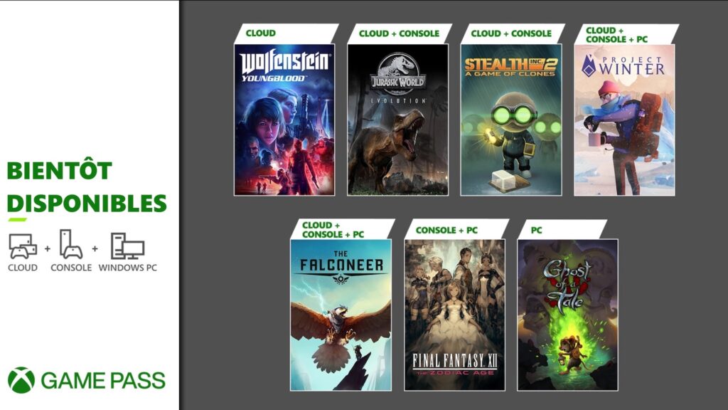 Nouveautés Xbox Game Pass de février // Source : Microsoft