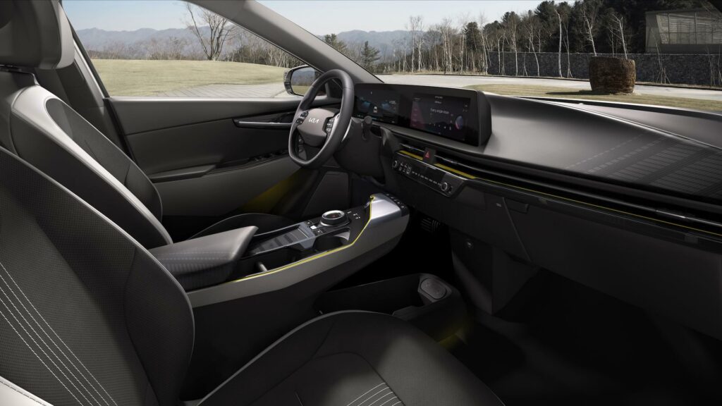 Intérieur Kia EV6 // Source : Kia Intérieur Kia EV6 // Source : Kia