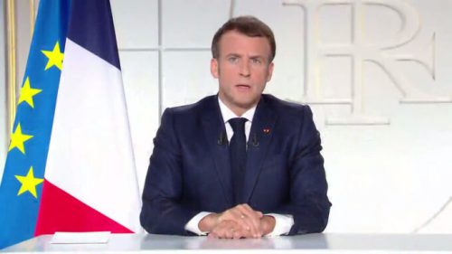 Emmanuel Macron le 31/03/21 // Source : Elysée