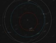 Passage de l'astéroïde Apophis dans le voisinage de la Terre, mais très loin, trop loin, pour risquer une collision. // Source : Virtual Telescope Project 2.0
