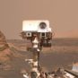 Curiosity sur Mars. // Source : NASA/JPL-Caltech/MSSS (photo recadrée)