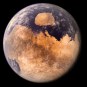 Représentation de Mars couverte d'eau. // Source : Flickr/CC/Kevin Gill, image recadrée