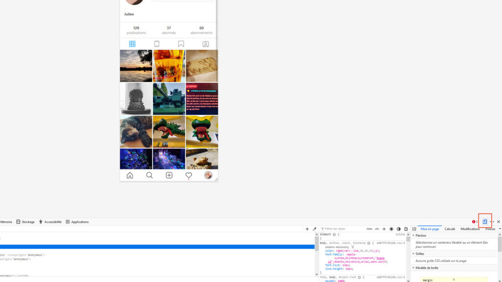 Firefox Instagram mobile Firefox Instagram mobile