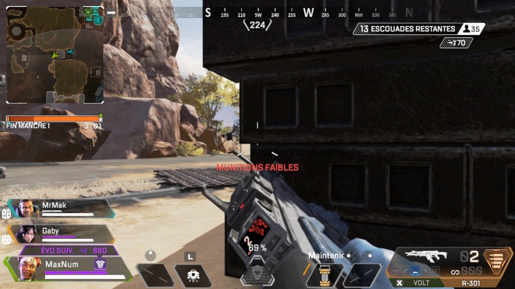 Apex Legends sur Switch // Source : Capture d'écran Switch Apex Legends sur Switch // Source : Capture d'écran Switch
