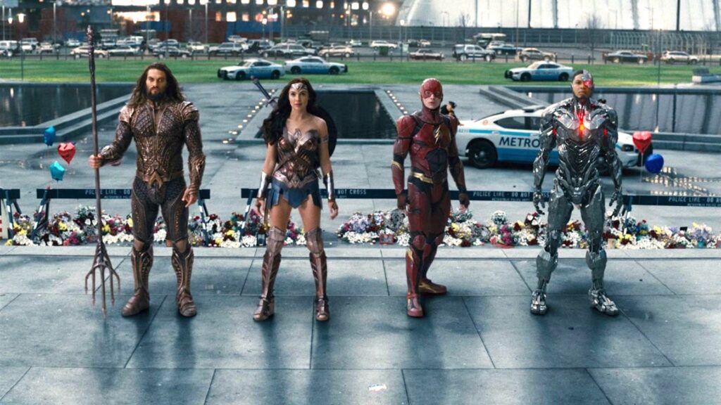 4 super-héros de Justice League // Source : Warner Bros. 