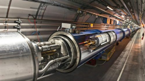 Image du LHC, là où les particules sont « collisionnées ». // Source : CERN