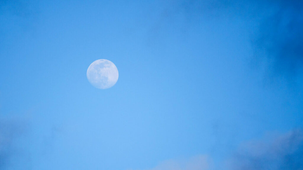 La Lune. // Source : Flickr/CC/George Thomas (photo recadrée)