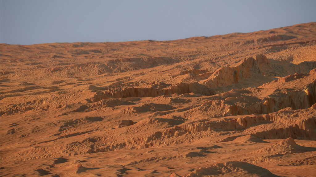 Mars n'a probablement pas toujours été aussi aride. // Source : Flickr/CC/Kevin Gill