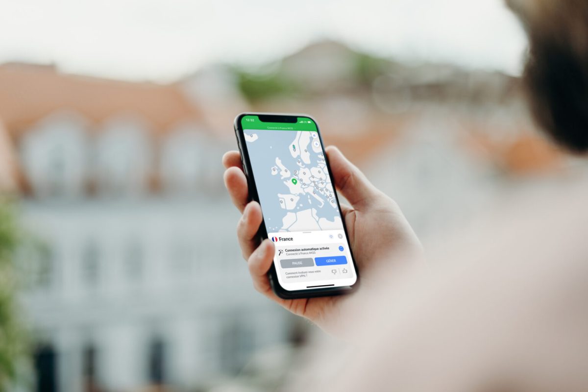 L'application NordVPN // Source : NordVPN