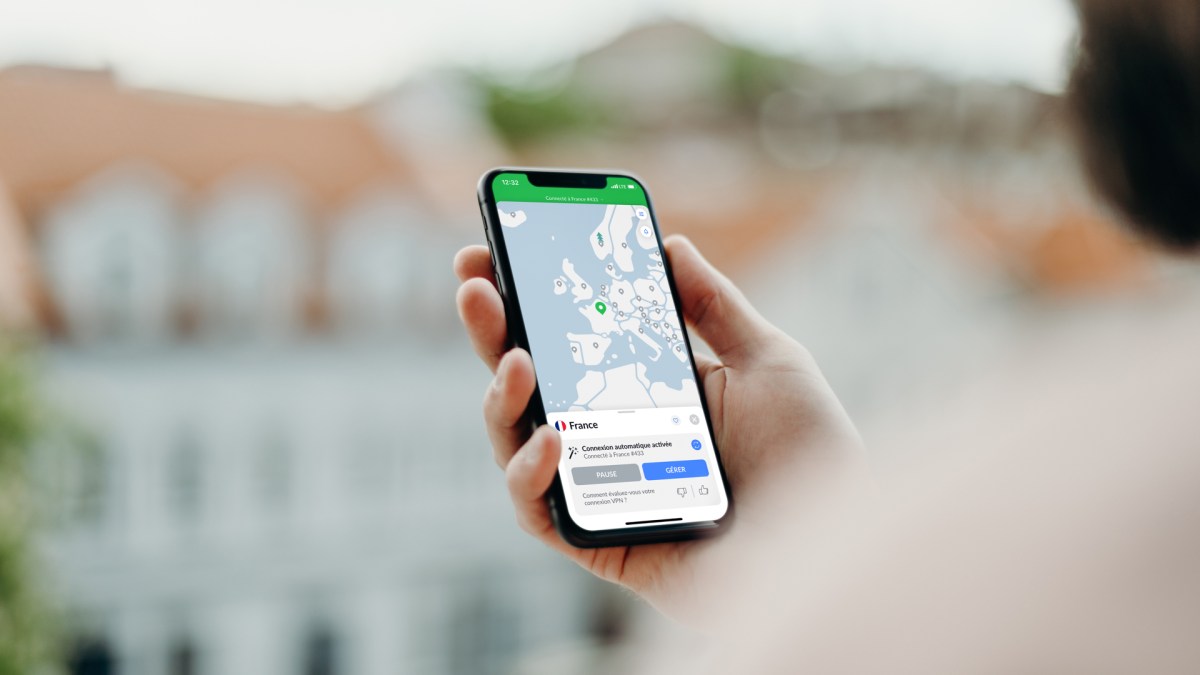 L'application NordVPN // Source : NordVPN