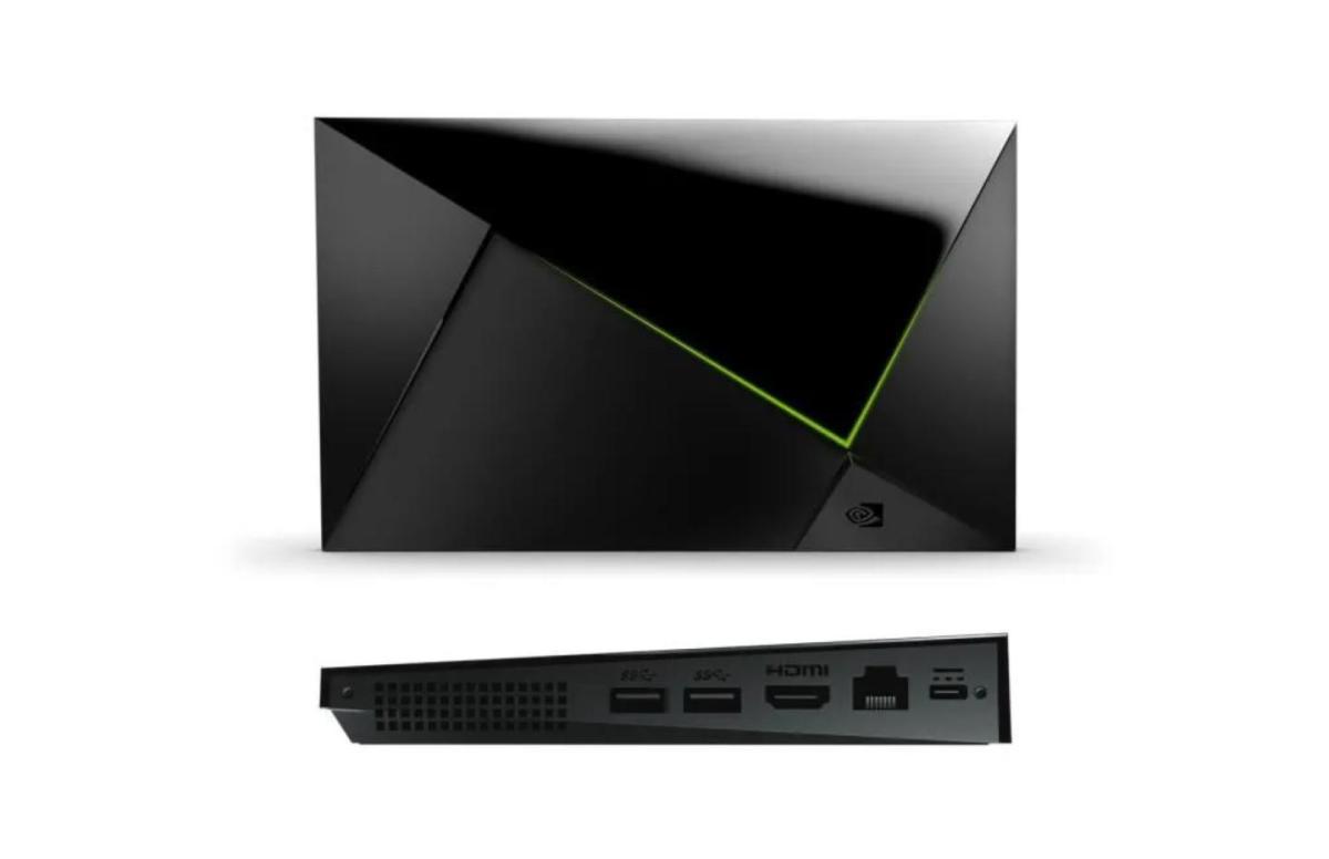 Nvidia Shiel TV Pro 2019 face et connectique