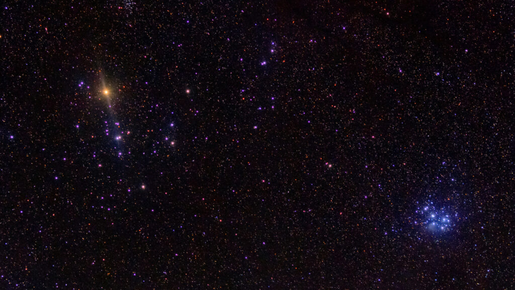 pleiades hyades ciel astronomie