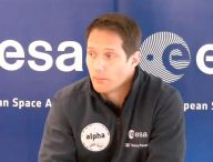 Thomas Pesquet lors de la conférence de l'ESA le 16 mars 2021. // Source : Capture d'écran ESA