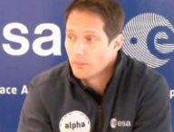 Thomas Pesquet lors de la conférence de l'ESA le 16 mars 2021. // Source : Capture d'écran ESA