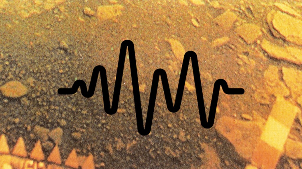 Le premier son enregistré sur une autre planète l'a été sur Vénus. // Source : Flickr/Lenny Flank, Soundwave by Maxim Kulikov from the Noun Project/CC, montage Numerama