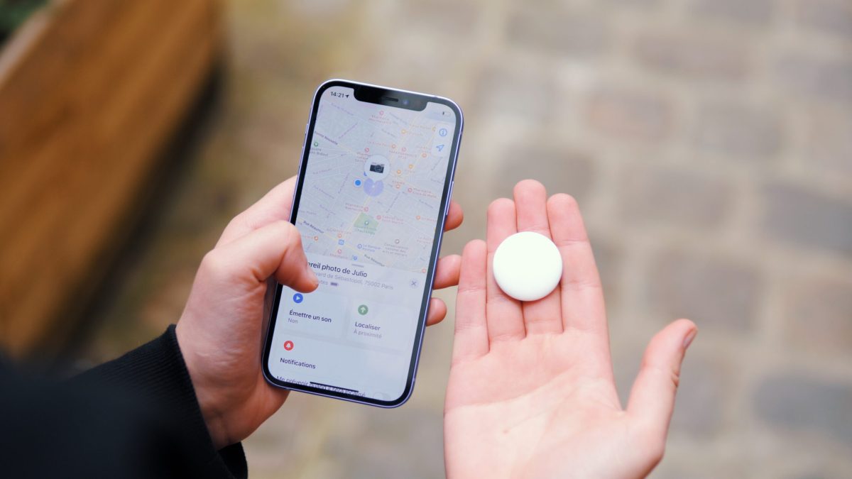 Les AirTags d'Apple // Source : Louise Audry pour Numerama