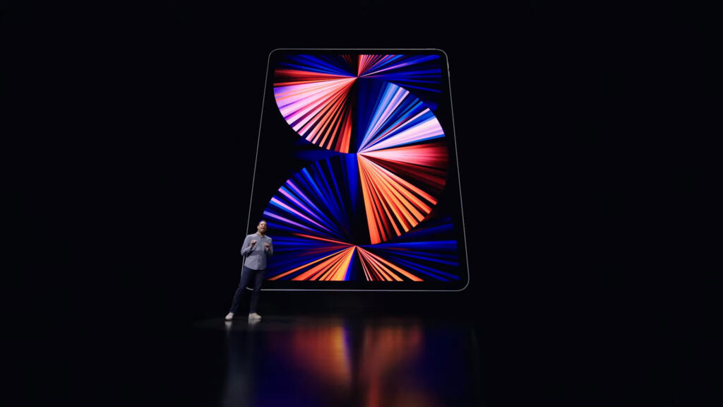 Le nouvel iPad Pro M1 // Source : Capture d'écran Numerama